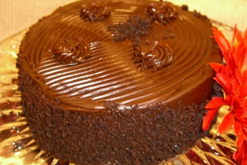 6 inch Double Chocolate Fudge Cake
